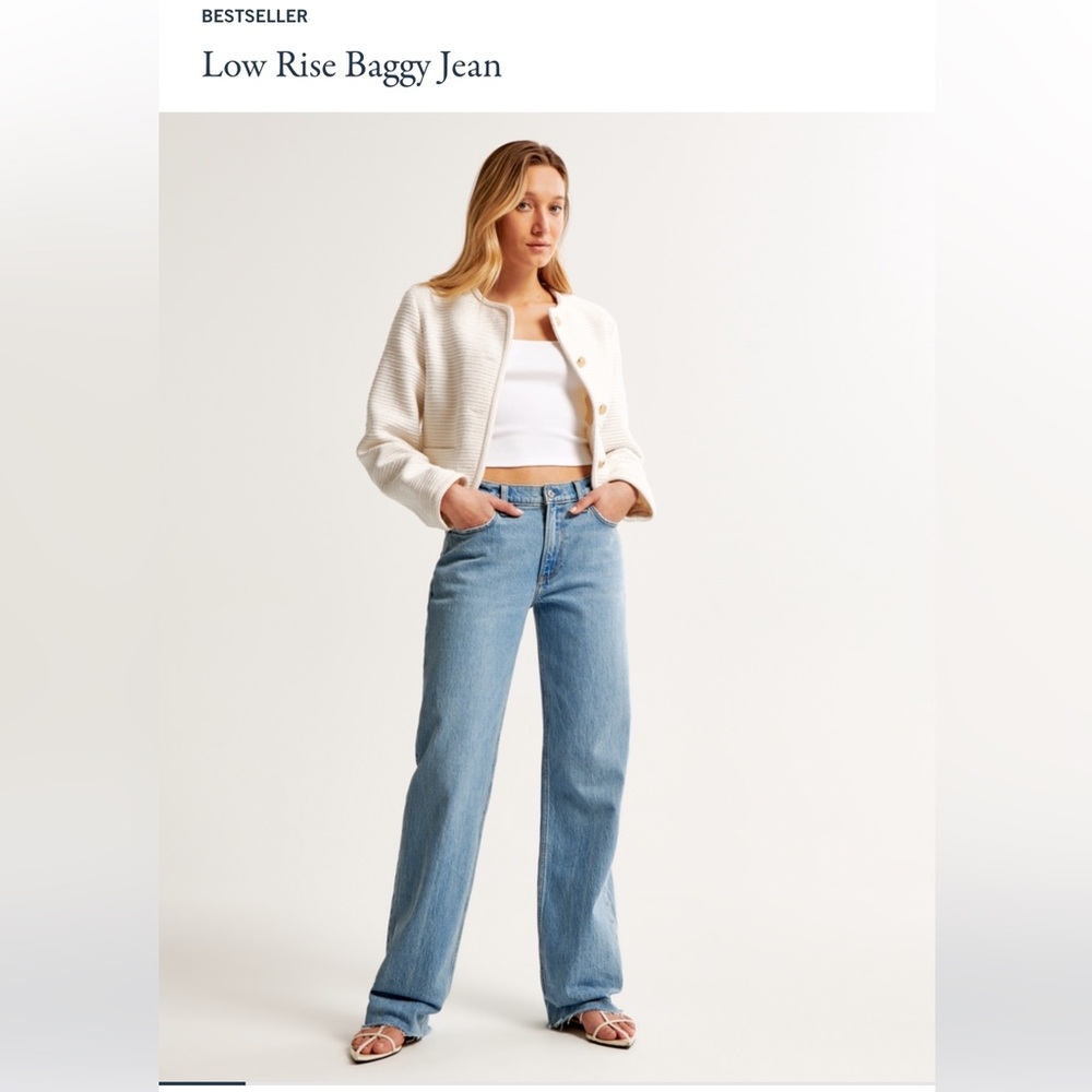 Abercrombie & Fitch Low Rise baggy jeans